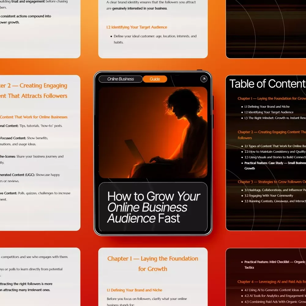 How to Grow Your Online Business Audience Fast: The Ultimate Guide for Boosting Followers, Engagement, and Reach