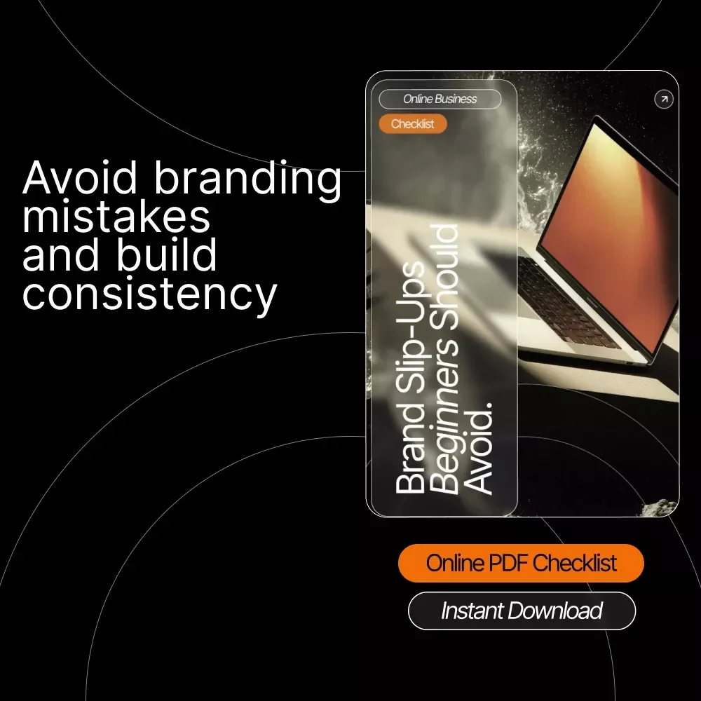 Brand Slip-Ups Beginners Should Avoid | Essential Checklist for New Entrepreneurs | Common Brand Mistakes Beginners Make | Digital Download Branding Guide