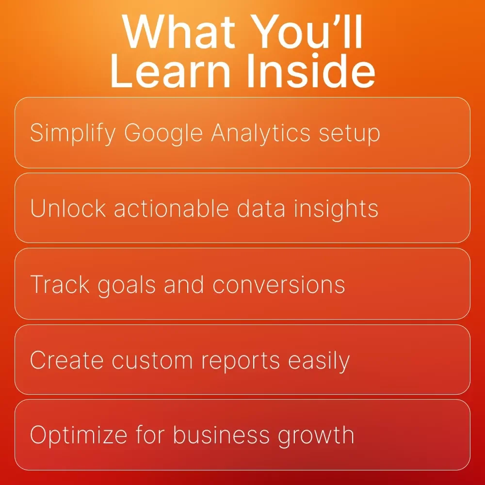 Unlocking Growth with Google Analytics Basics eBook - A Beginner's Guide to Data-Driven Success