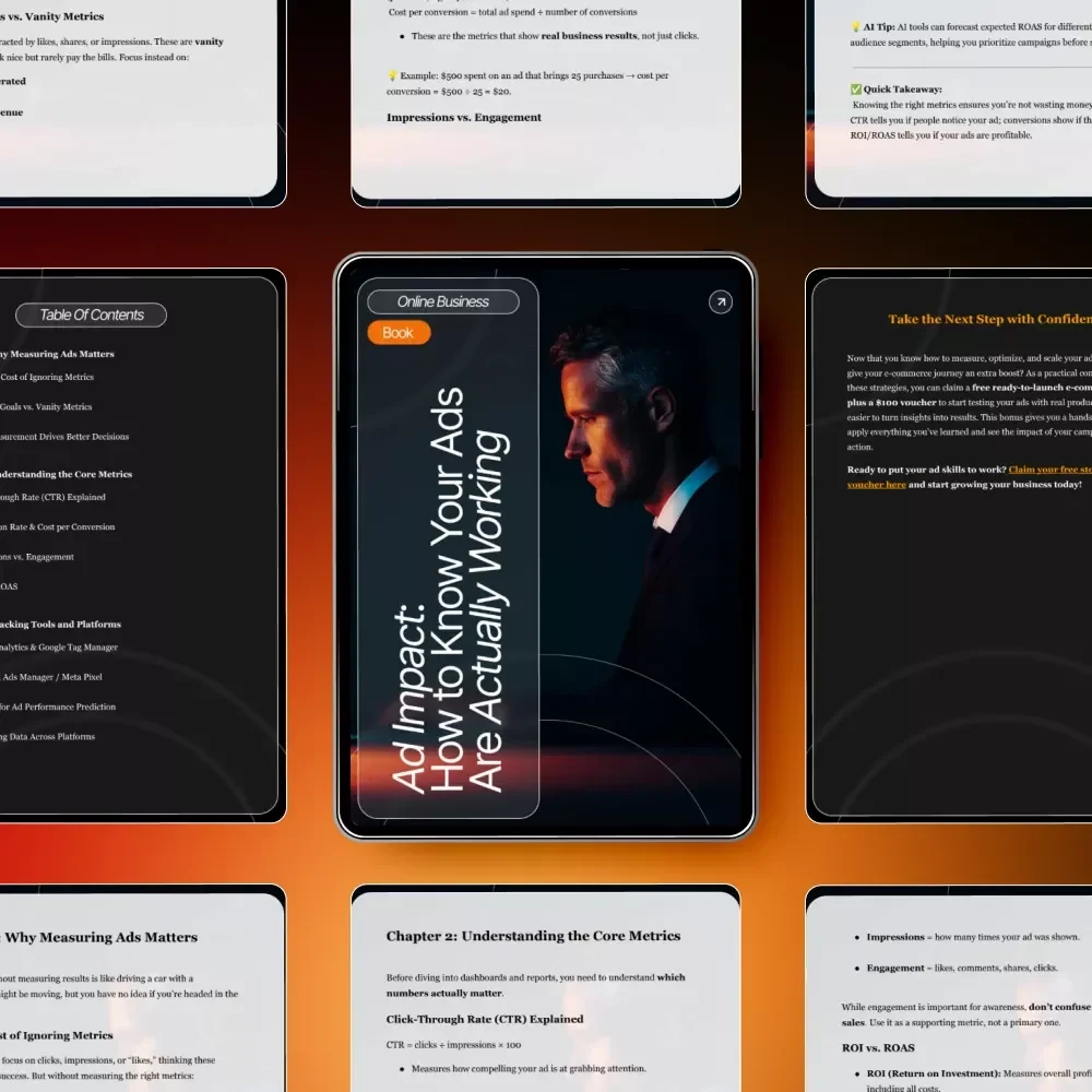 Ad Impact: How to Know Your Ads Are Actually Working – Digital Marketing eBook for Small Business Owners | Advertising Analytics Guide | how to measure if your ads are working