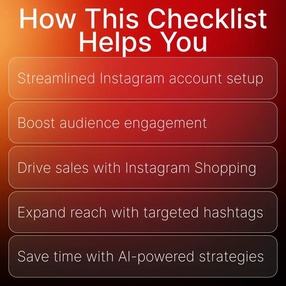 Insta-Selling Made Easy: The Ultimate Instagram Business Checklist for Success