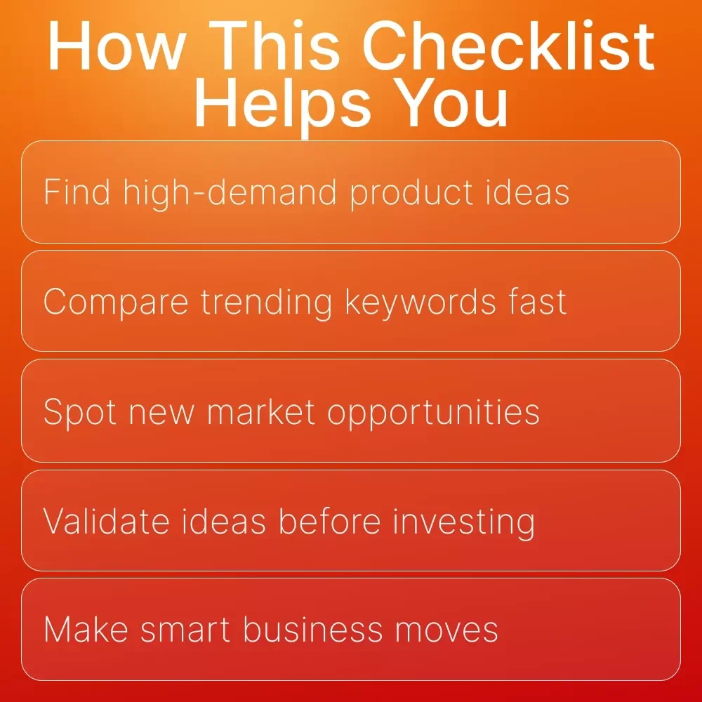 Demand Testing with Google Trends | Step-by-Step Digital Checklist for Entrepreneurs, Product Creators & Online Sellers | Simple Guide to Demand Testing with Google Trends