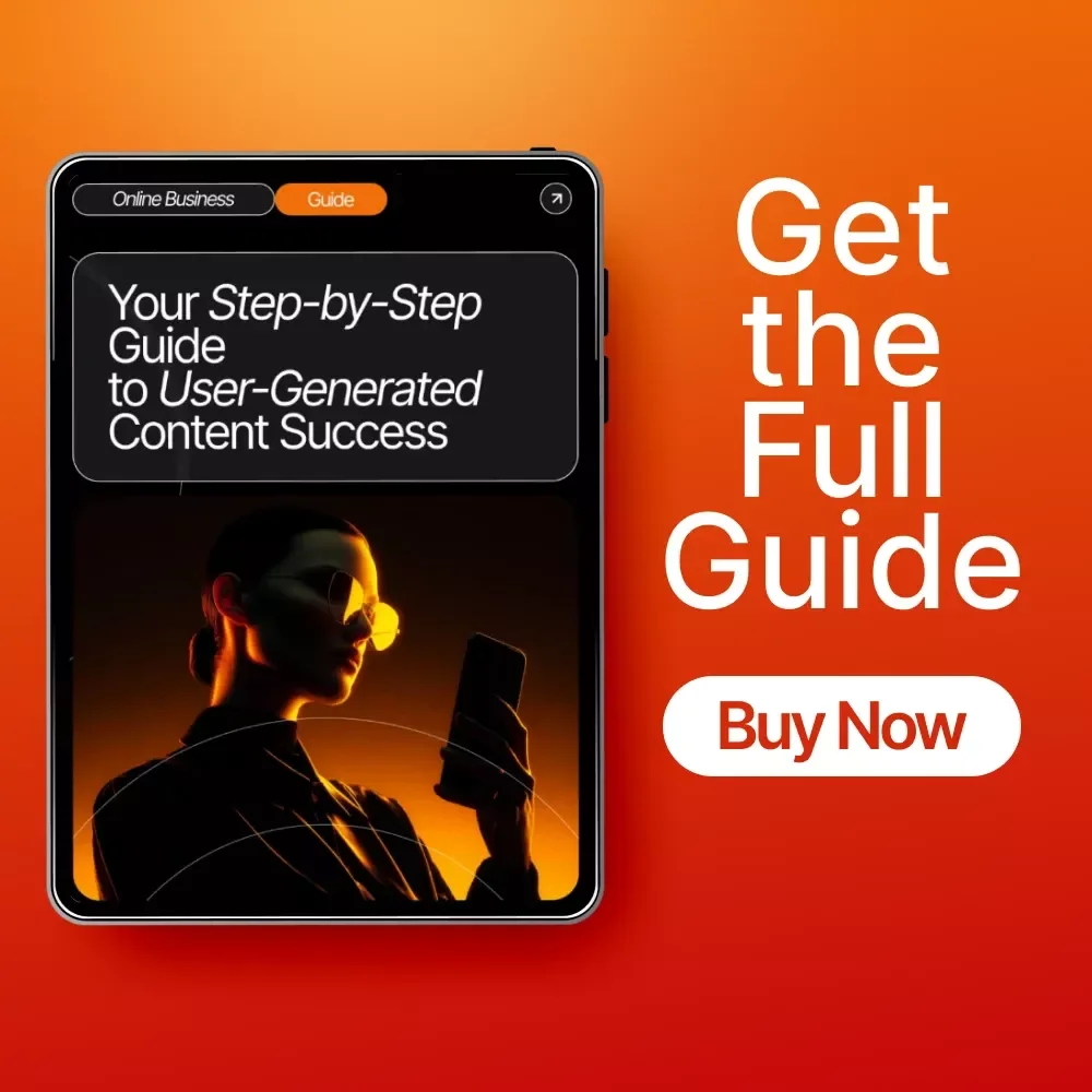 Your Step-by-Step Guide to User-Generated Content Success | UGC Creator Guide for Beginners | Digital Download for How to Become a User Generated Content Creator | Etsy-Style UGC Starter eBook & Checklist