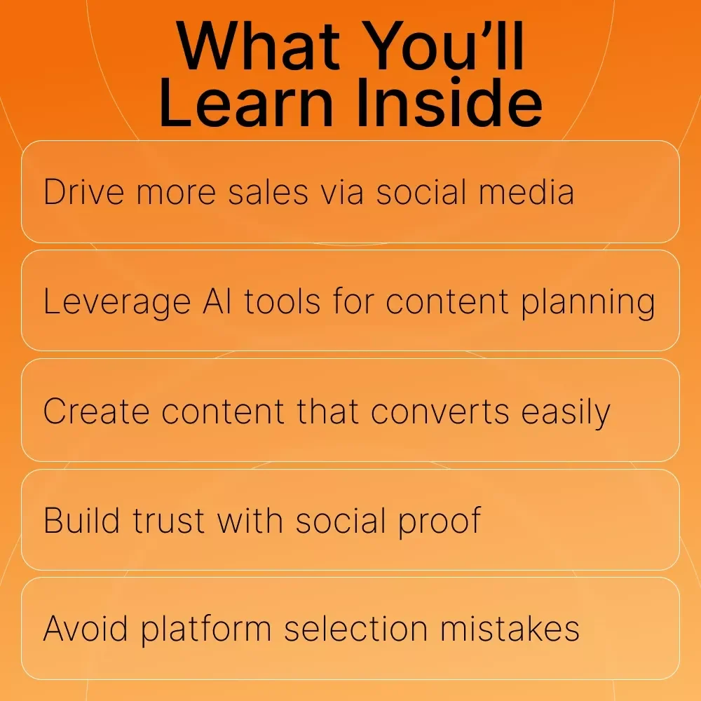 The Guide to Selling Smarter on Social Media: Master Social Commerce & Boost Sales