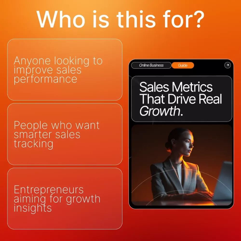 Sales Metrics That Drive Real Growth: A Comprehensive Guide to Tracking, Analyzing & Improving Sales Performance