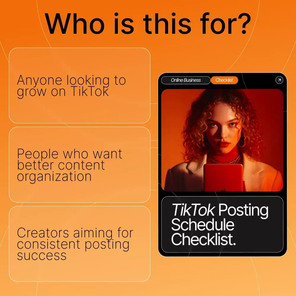 TikTok Posting Schedule Checklist for Online Business | Ultimate Guide to Boost Your TikTok Strategy