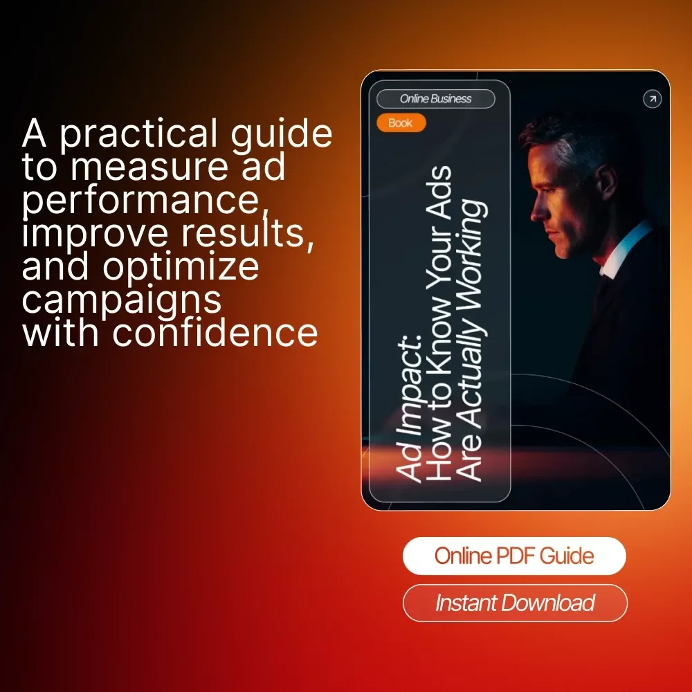 Ad Impact: How to Know Your Ads Are Actually Working – Digital Marketing eBook for Small Business Owners | Advertising Analytics Guide | how to measure if your ads are working