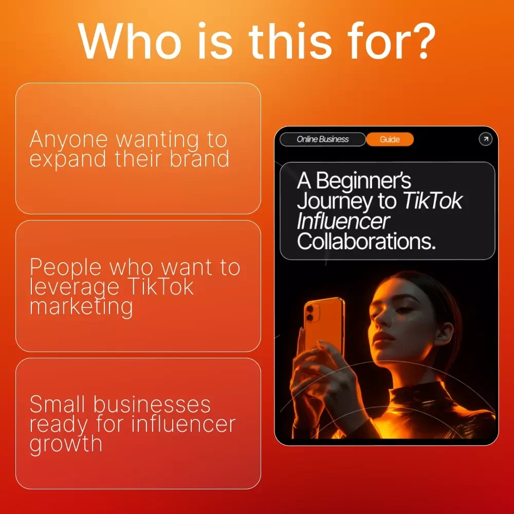 A Beginner’s Journey to TikTok Influencer Collaborations Guide for Beginners | Digital Download