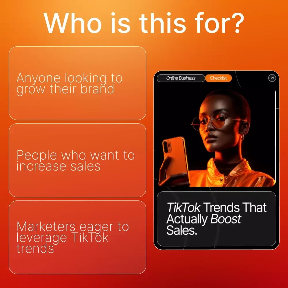 TikTok Trends That Actually Boost Sales: A Powerful Checklist to Drive Your Business Growth