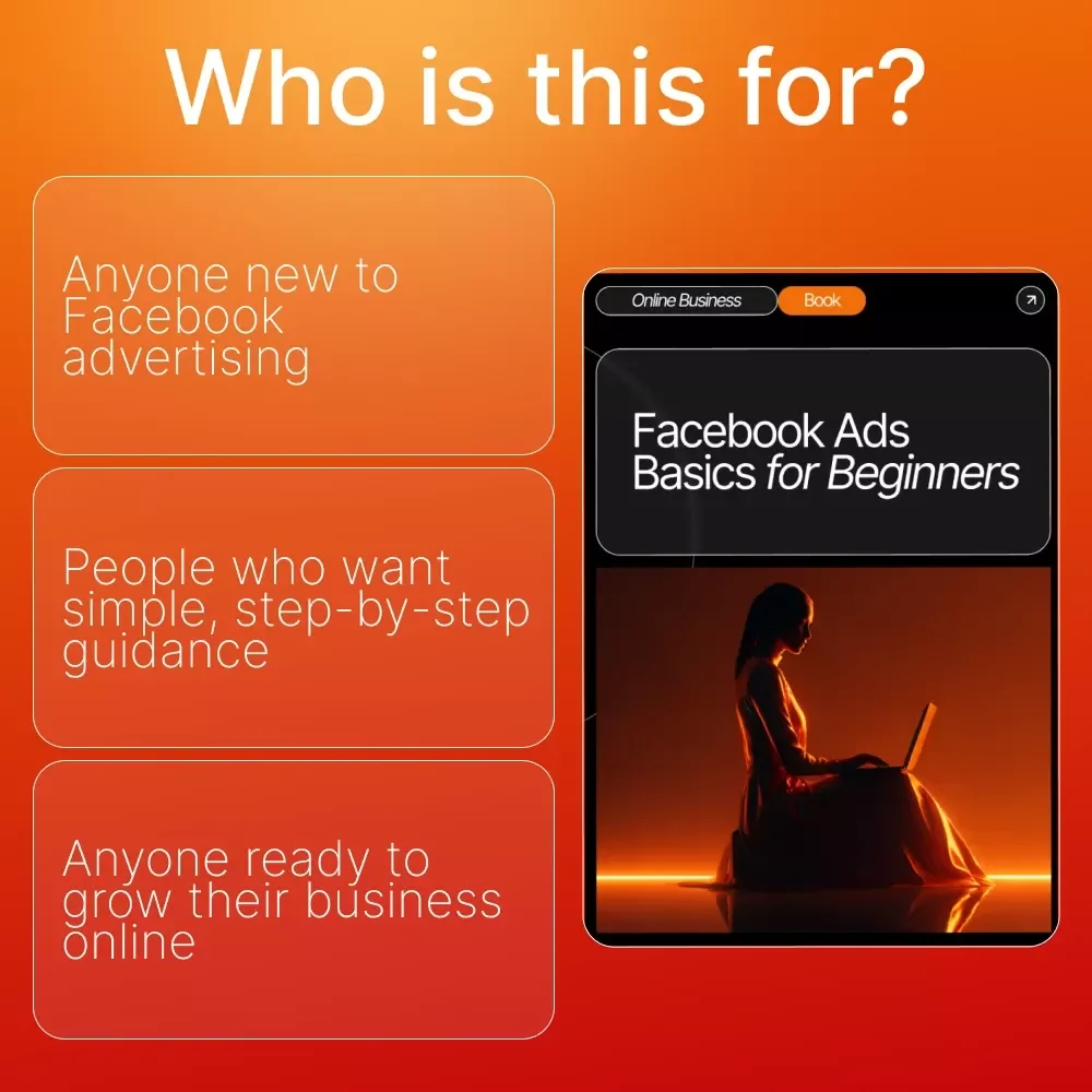 Facebook Ads Basics for Beginners — Digital Download | Facebook Ads Guide | Beginner Facebook Advertising eBook for Small Business Owners & Marketers