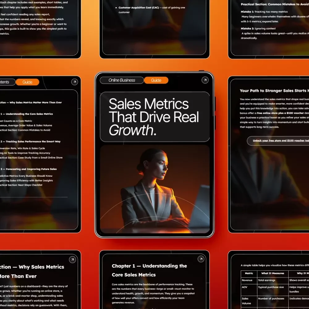 Sales Metrics That Drive Real Growth: A Comprehensive Guide to Tracking, Analyzing & Improving Sales Performance
