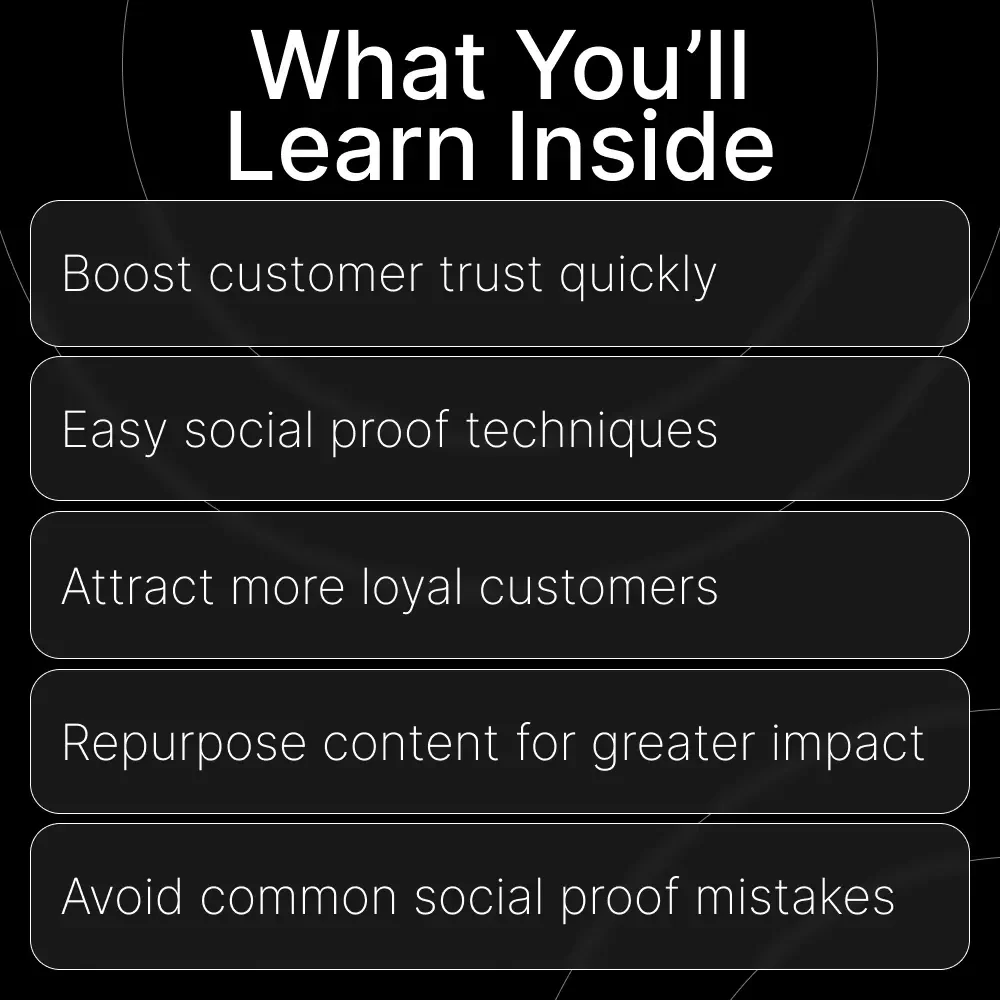 Your Customers Will Trust You: A Beginner's Guide to Social Proof Ideas