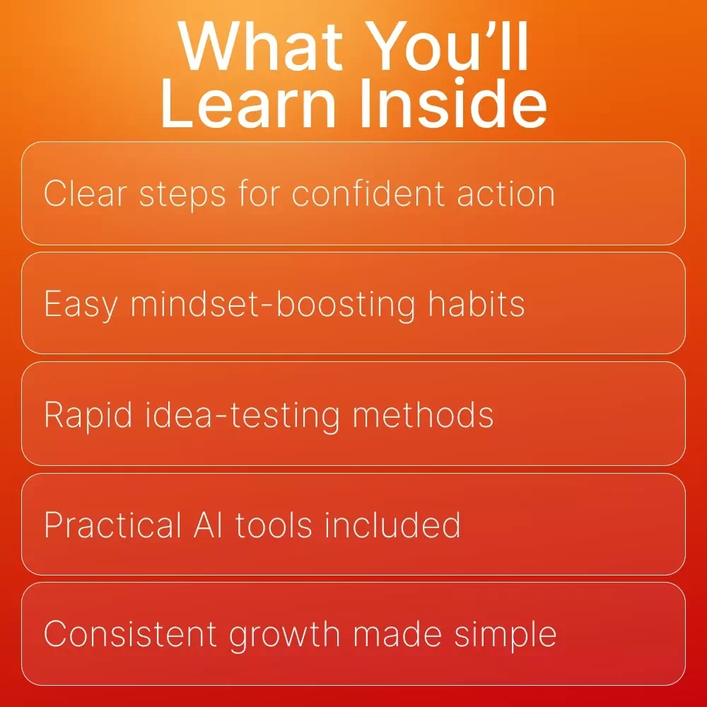 Build Confidence to Start Your Business – Entrepreneur Mindset Guide for Beginners | Digital Download | how to build confidence to start a business | Startup Confidence Handbook