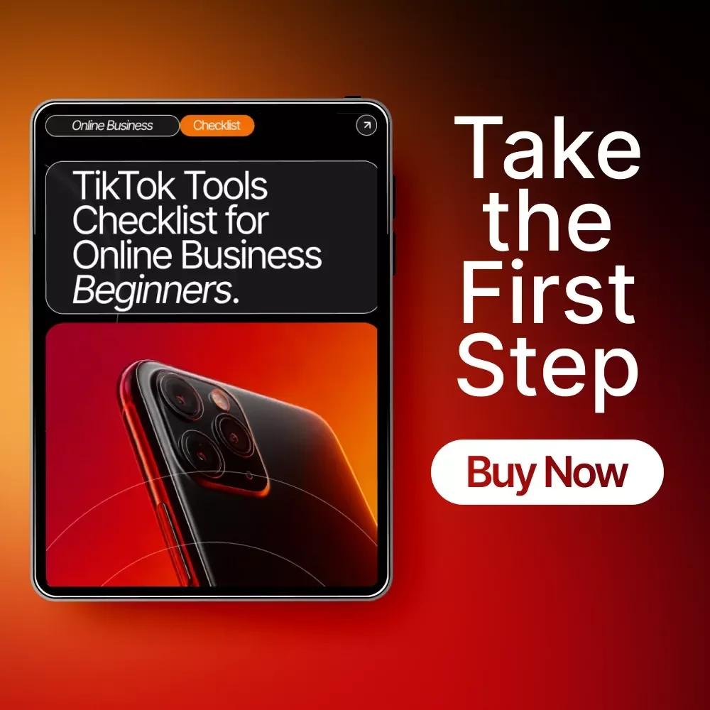 TikTok Tools Checklist for Online Business Beginners – Digital Download, Viral Content Guide, Social Media Starter Kit, TikTok Growth Tools for Online Business