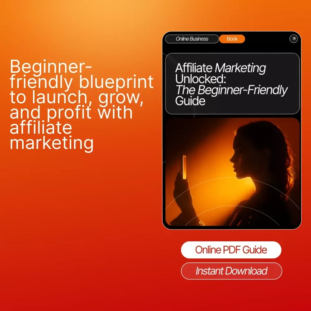 Affiliate Marketing Unlocked: The Beginner-Friendly Guide | Digital eBook for Online Income | What is affiliate marketing and how does it work | Step-by-Step Beginner Guide