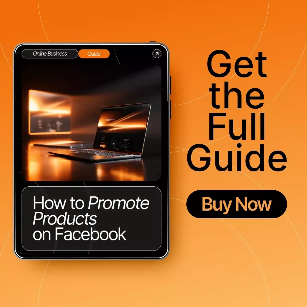 How to Promote Products on Facebook — Digital Marketing Guide for Small Businesses, Etsy Sellers, Coaches, and Online Shops | Facebook Product Promotion eBook & Social Media Strategy Checklist
