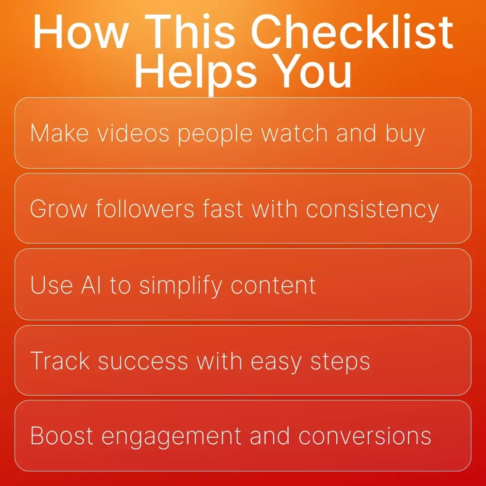 TikTok Marketing Made Simple | Step-by-Step Checklist for Beginners | How to Use TikTok for Business Marketing
