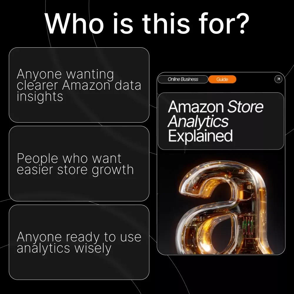 Amazon Store Analytics Explained – Complete Seller Data Guide for Boosting Sales, Understanding Metrics, and Growing Your Amazon Business | Digital Download | Etsy-Style eBook for Beginners & Pros