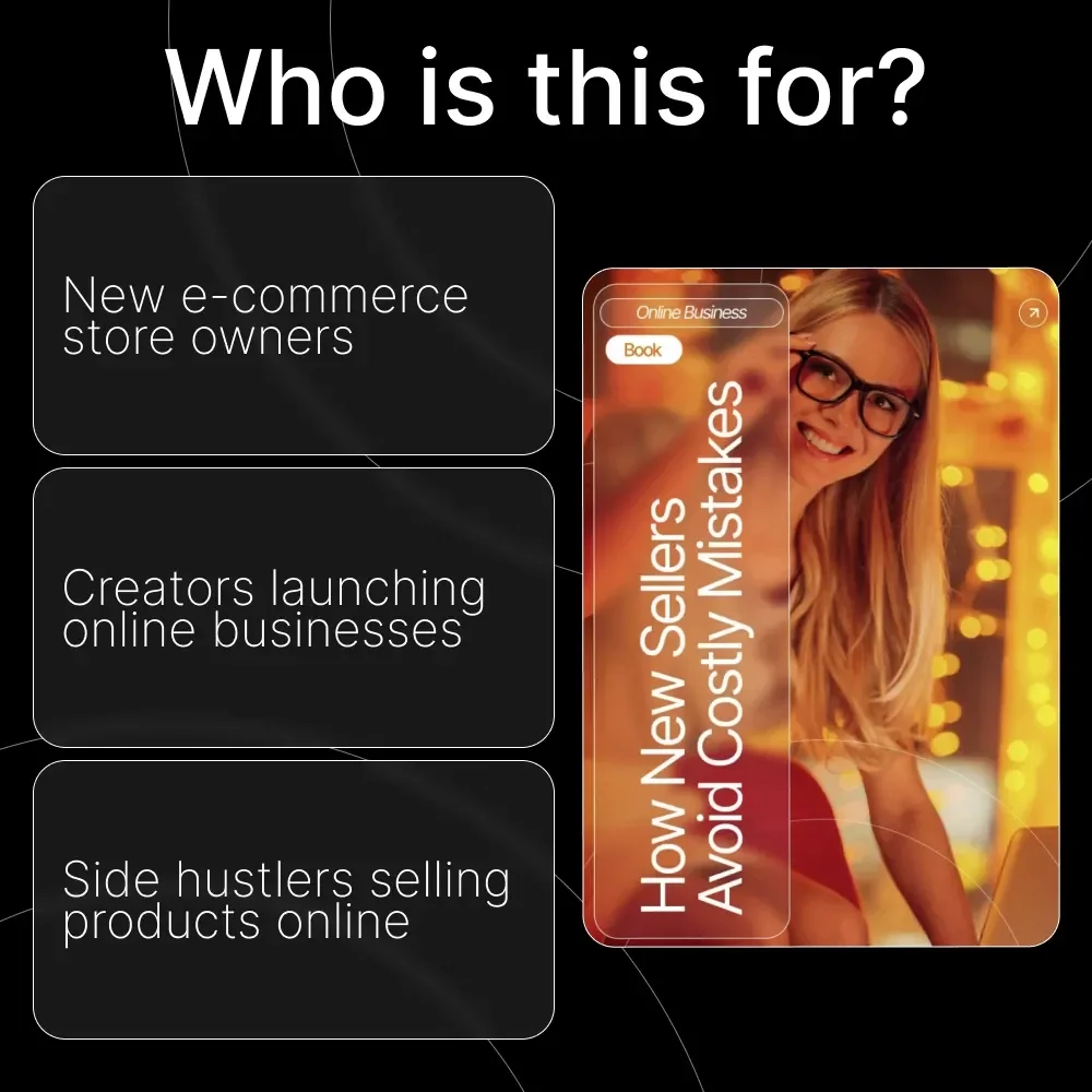 How New Sellers Avoid Costly Mistakes | Essential eBook on Beginner Mistakes in E-Commerce | Digital Download for Aspiring Online Store Owners
