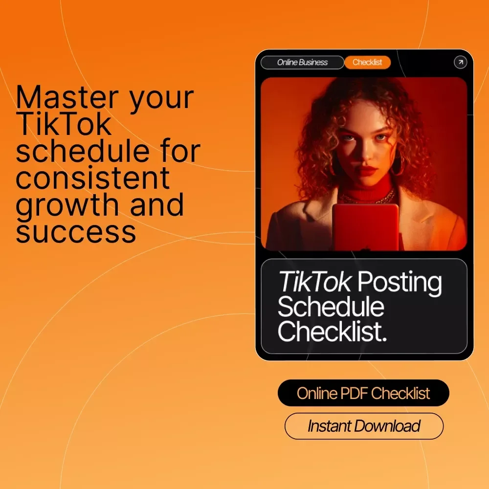TikTok Posting Schedule Checklist for Online Business | Ultimate Guide to Boost Your TikTok Strategy