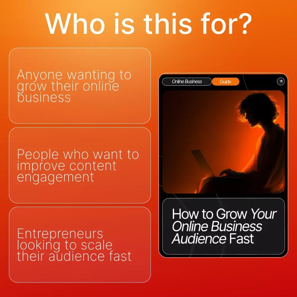 How to Grow Your Online Business Audience Fast: The Ultimate Guide for Boosting Followers, Engagement, and Reach