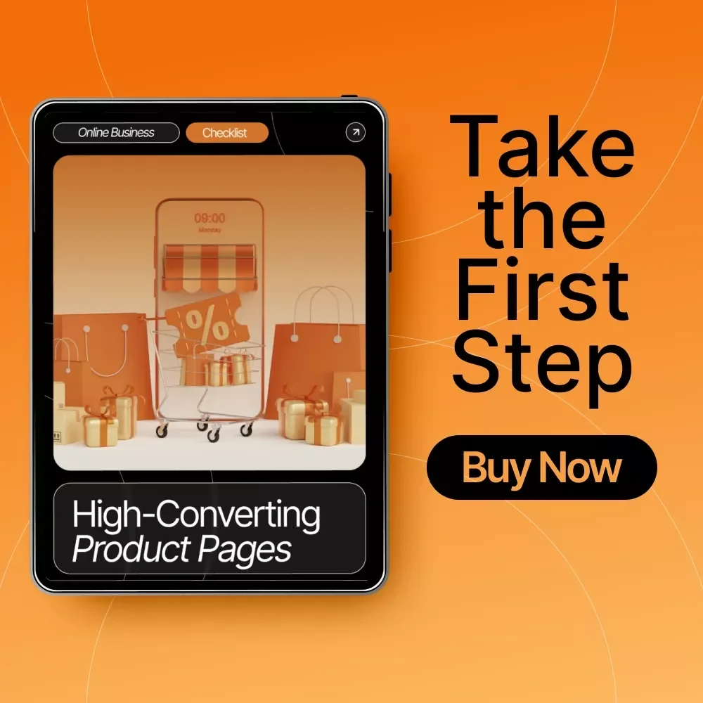 High-Converting Product Pages | Step-by-Step Checklist with Product Page Tips for Beginners | Digital Download for Online Sellers and Small Business Owners