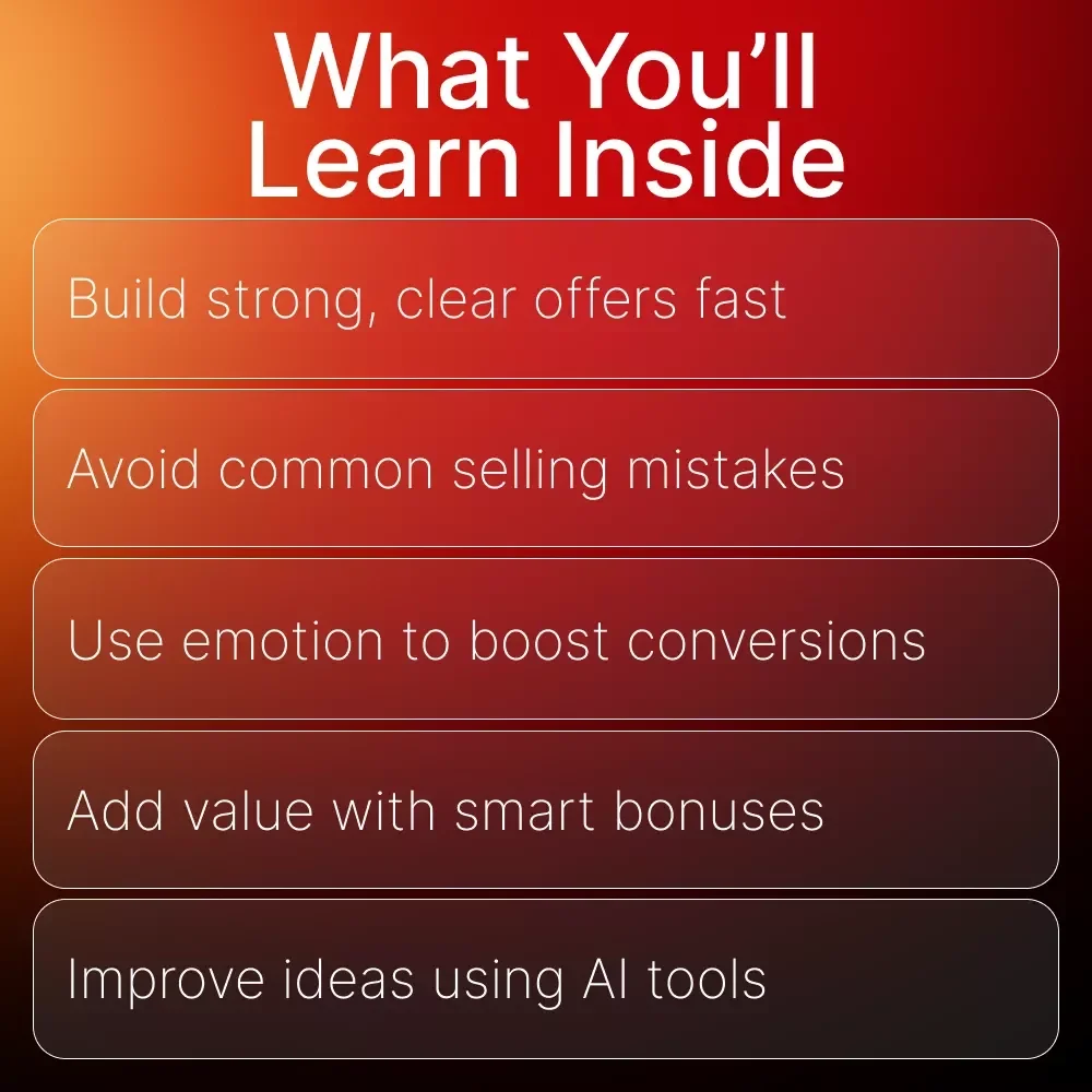 Crafting Irresistible Offers | Digital Guide for Entrepreneurs & Creators | Learn offer creation basics to Build High-Converting Products and Services | AI Prompts, Pricing Tips & Templates | Instant Download PDF