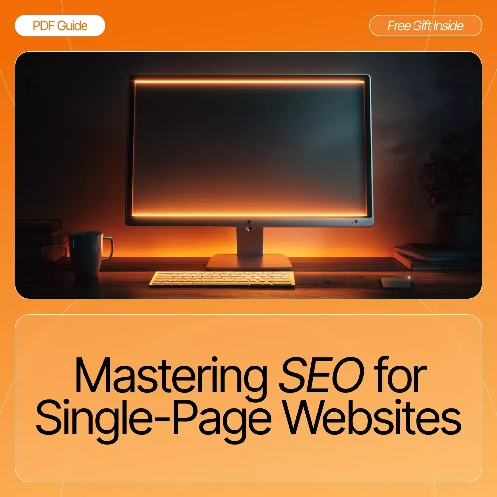 Mastering SEO for Single-Page Websites | Ultimate One-Page SEO eBook | Digital Download for Entrepreneurs, Designers & Marketers | seo structure for one-page sites