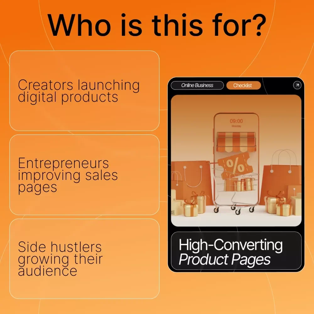 High-Converting Product Pages | Step-by-Step Checklist with Product Page Tips for Beginners | Digital Download for Online Sellers and Small Business Owners
