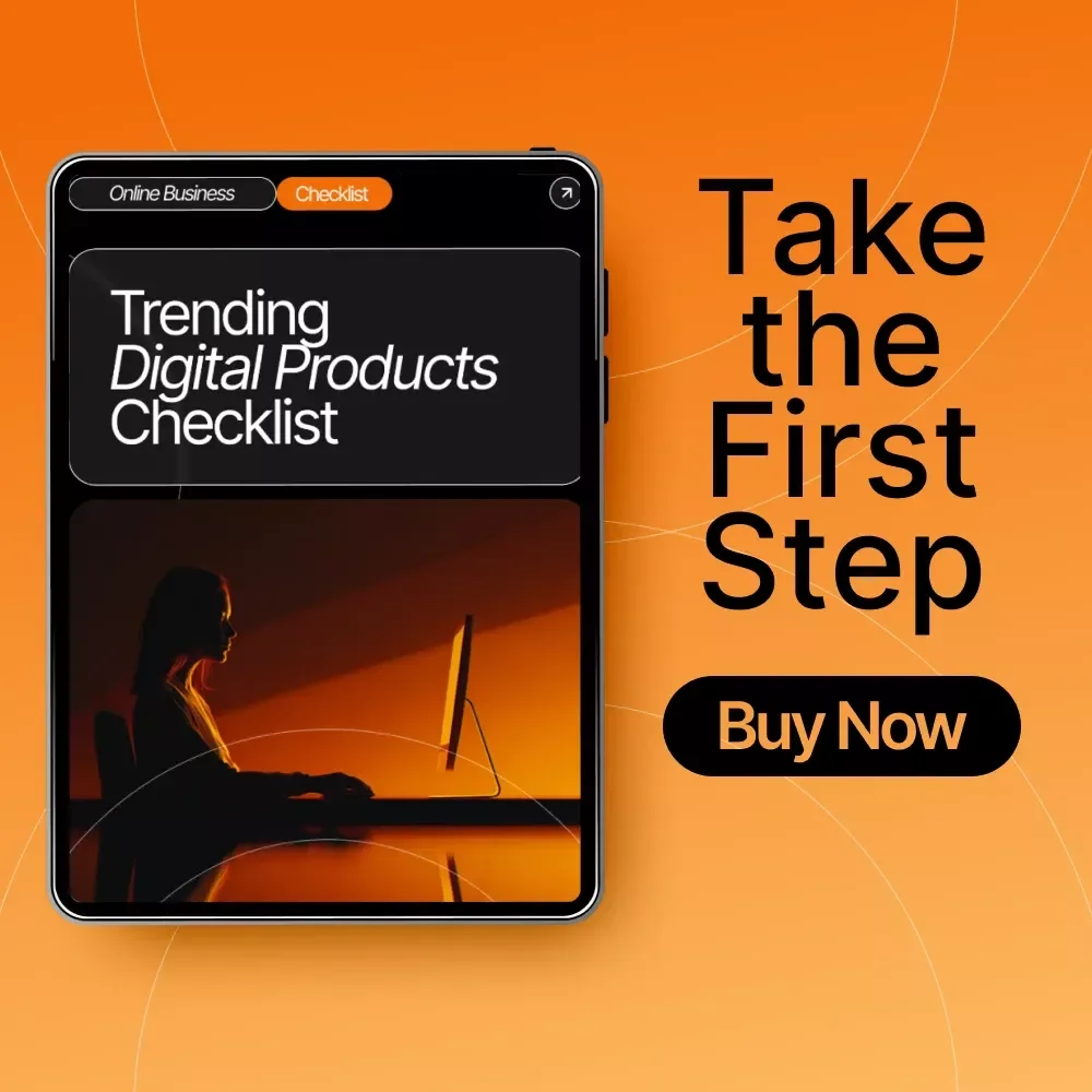 Trending Digital Products Checklist – Ultimate Etsy-Style Digital Download | AI-Generated Art Packs, Canva Templates, Notion Productivity Systems, Printable Planners, E-Books, Stock Photo Packs & More