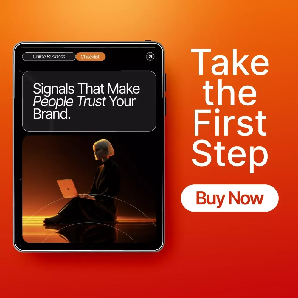 Signals That Make People Trust Your Brand | Build Credibility Fast with Proven Brand Trust Signals People Look For | Digital Download Checklist for Entrepreneurs & Small Businesses