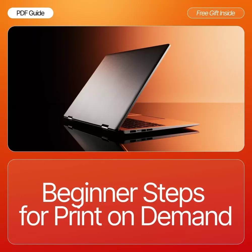 Beginner Steps for Print on Demand – Printable Guide, Digital eBook for Etsy Sellers, POD Startup Checklist, Print-on-Demand Business Starter Toolkit