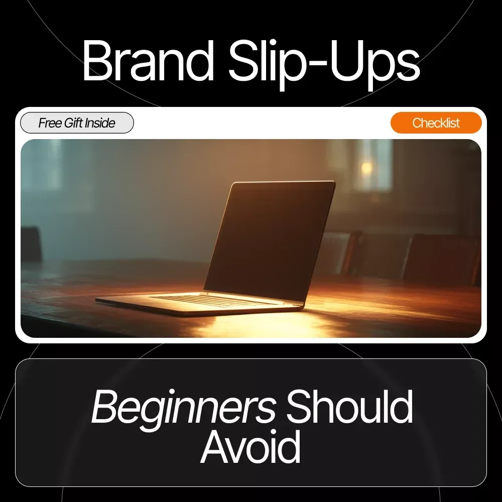 Brand Slip-Ups Beginners Should Avoid | Essential Checklist for New Entrepreneurs | Common Brand Mistakes Beginners Make | Digital Download Branding Guide