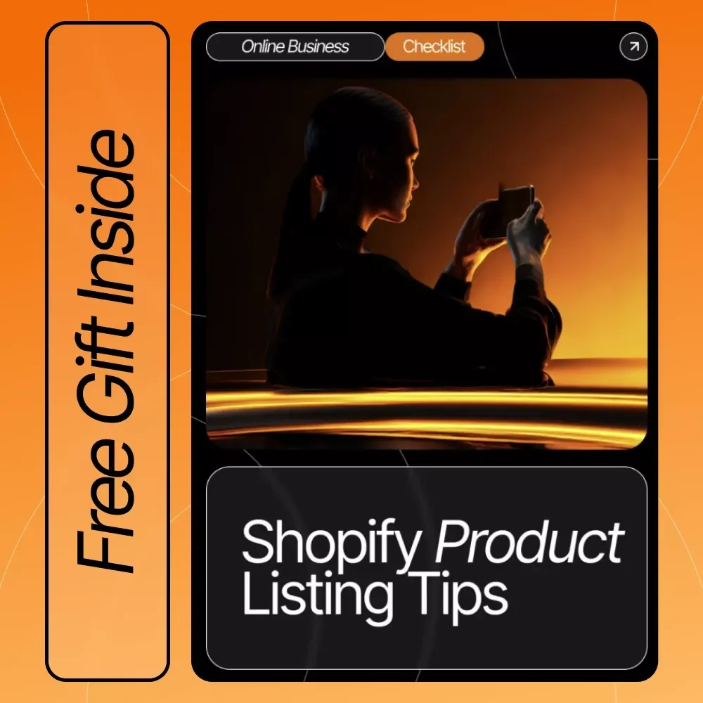 Shopify Product Listing Tips | Printable eCommerce Checklist for Beginners | Learn How to Create Product Titles, Descriptions & SEO Listings That Sell