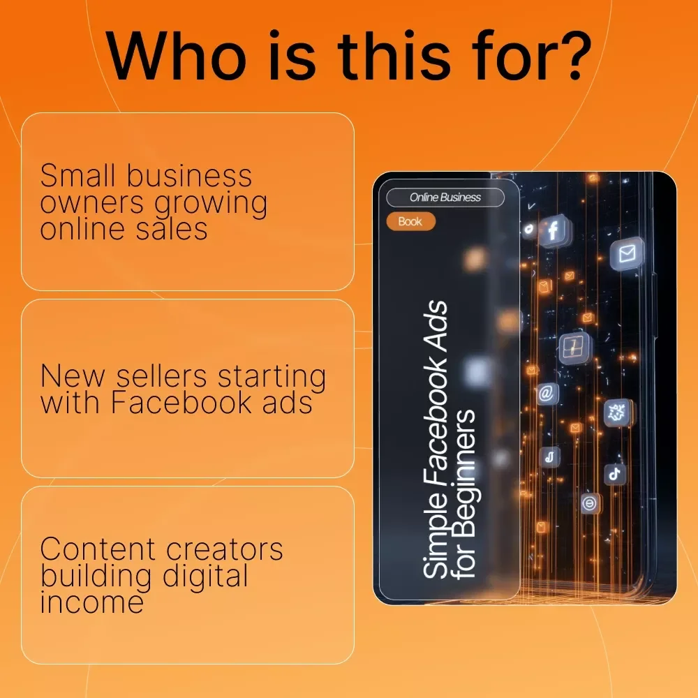 Simple Facebook Ads for Beginners | Easy Step-by-Step eBook for Small Business Growth