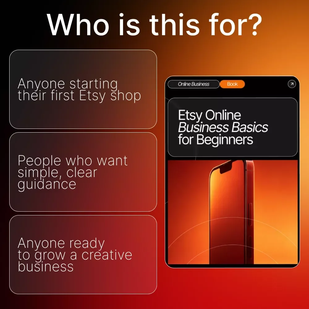 Etsy Online Business Basics for Beginners — The Essential Step-by-Step eBook for Starting and Growing a Successful Etsy Shop