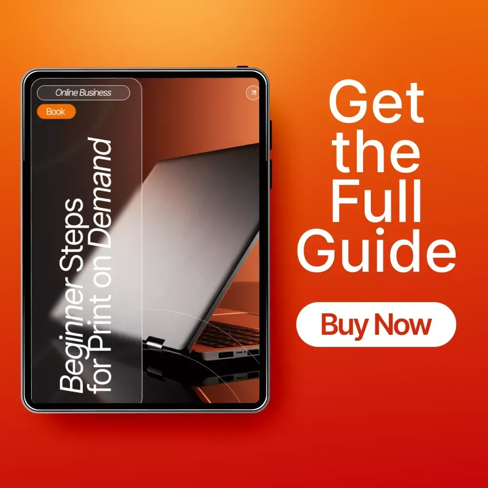 Beginner Steps for Print on Demand – Printable Guide, Digital eBook for Etsy Sellers, POD Startup Checklist, Print-on-Demand Business Starter Toolkit