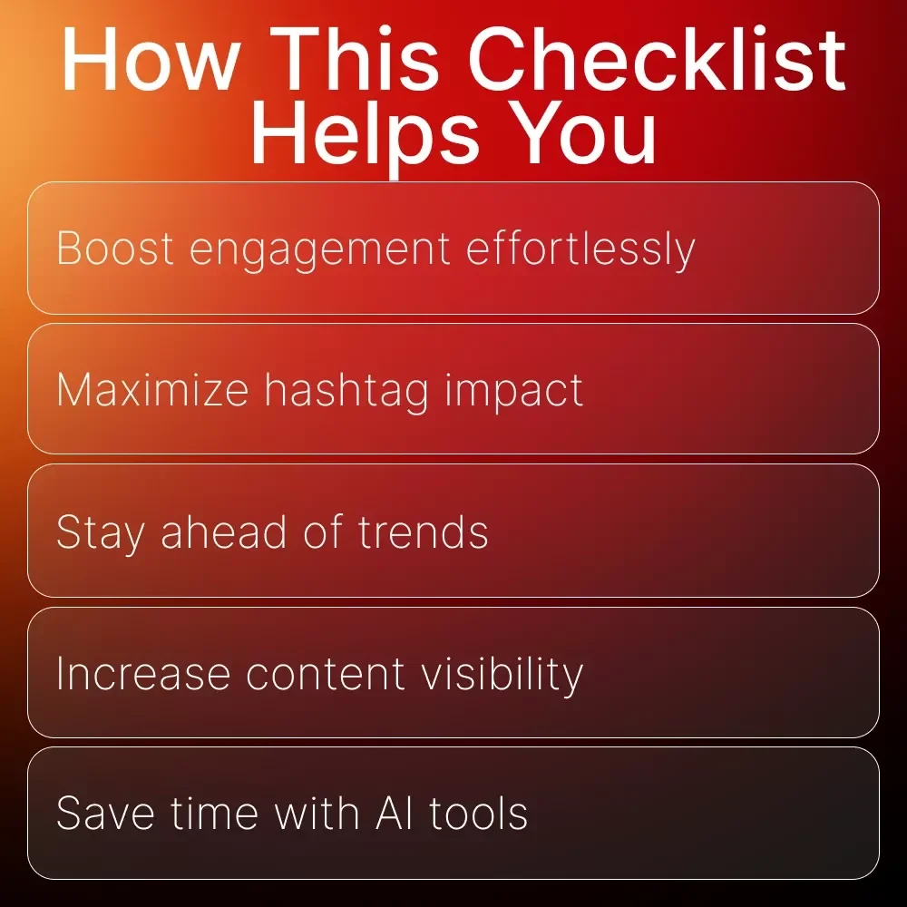 Hashtag Hacks for TikTok Views - The Ultimate Checklist to Skyrocket Engagement with Trending Hashtags