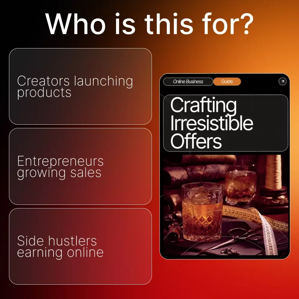 Crafting Irresistible Offers | Digital Guide for Entrepreneurs & Creators | Learn offer creation basics to Build High-Converting Products and Services | AI Prompts, Pricing Tips & Templates | Instant Download PDF