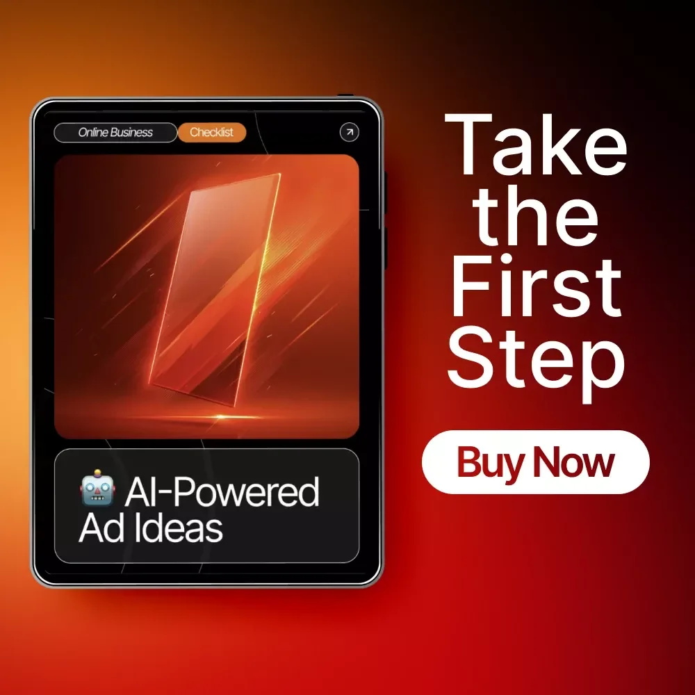 AI-Powered Ad Ideas | Digital Marketing Checklist for Creators & Entrepreneurs | Generate Winning Campaigns with ads ideas using ai tools | Instant Download PDF | Ad Copy, Visuals & Optimization Guide