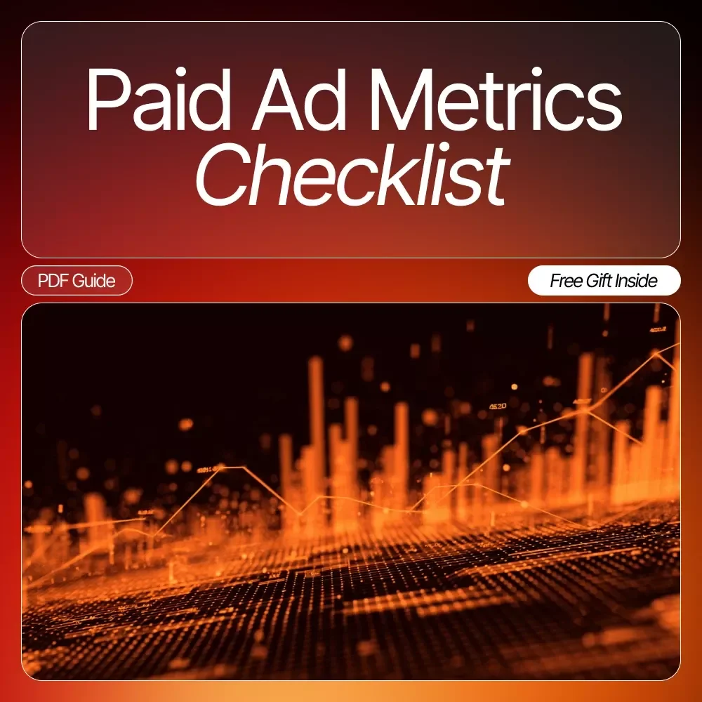Paid Ad Metrics Checklist | Digital Marketing Checklist for Beginners | Basic Metrics for Paid Ads | Instant Download
