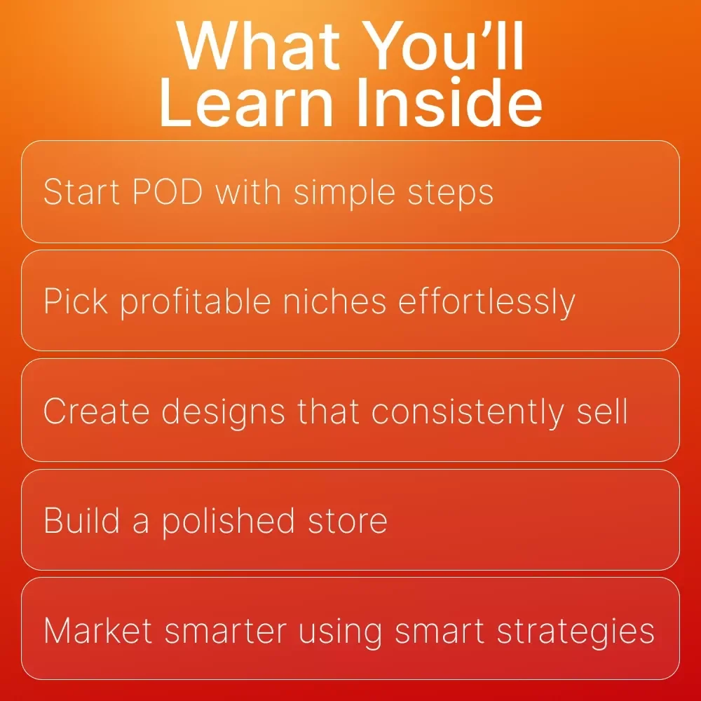 Beginner Steps for Print on Demand – Printable Guide, Digital eBook for Etsy Sellers, POD Startup Checklist, Print-on-Demand Business Starter Toolkit