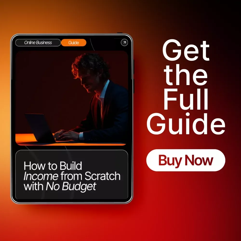 How to Build Income from Scratch with No Budget Guide | Beginner-Friendly Digital Download | Affiliate Marketing Starter Guide | Learn how to start affiliate marketing with no money