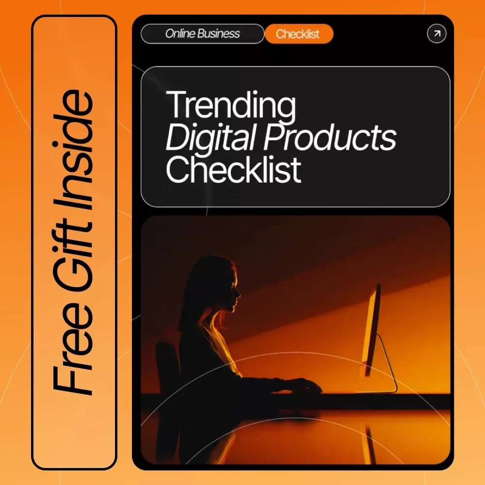 Trending Digital Products Checklist – Ultimate Etsy-Style Digital Download | AI-Generated Art Packs, Canva Templates, Notion Productivity Systems, Printable Planners, E-Books, Stock Photo Packs & More
