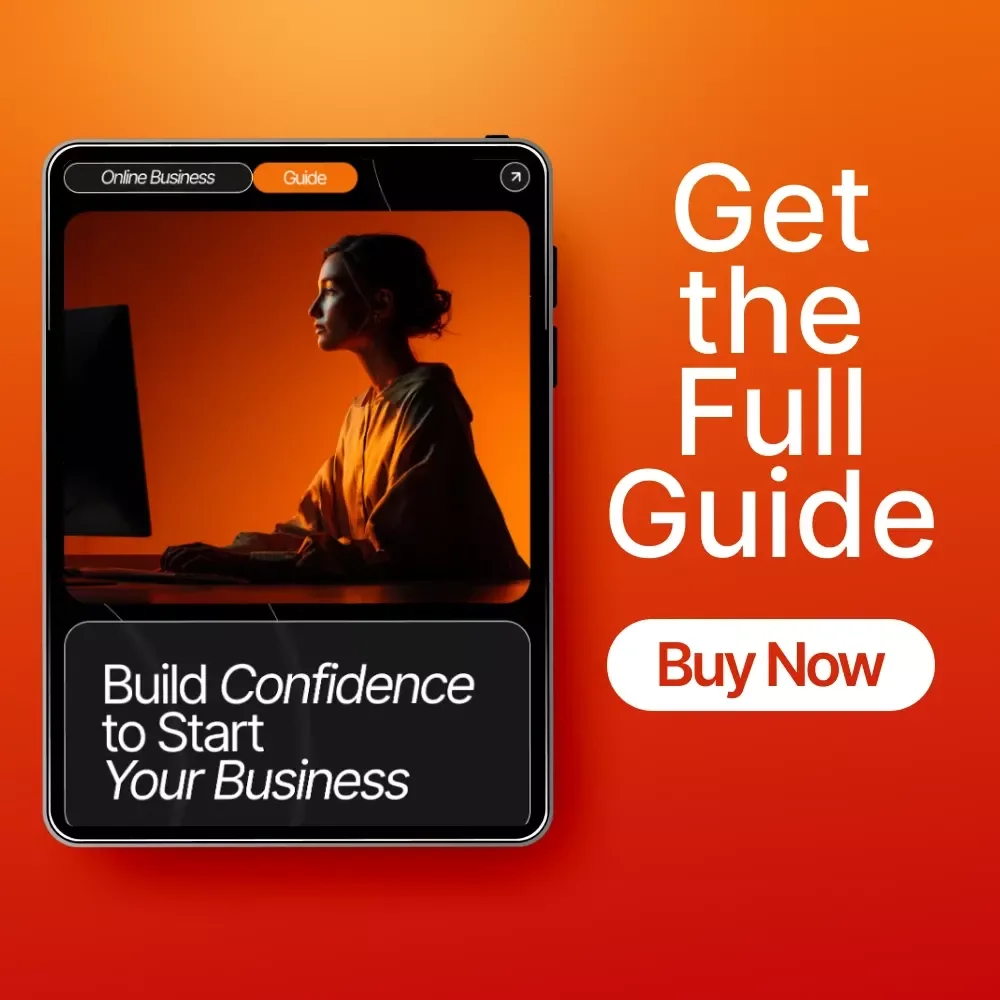 Build Confidence to Start Your Business – Entrepreneur Mindset Guide for Beginners | Digital Download | how to build confidence to start a business | Startup Confidence Handbook