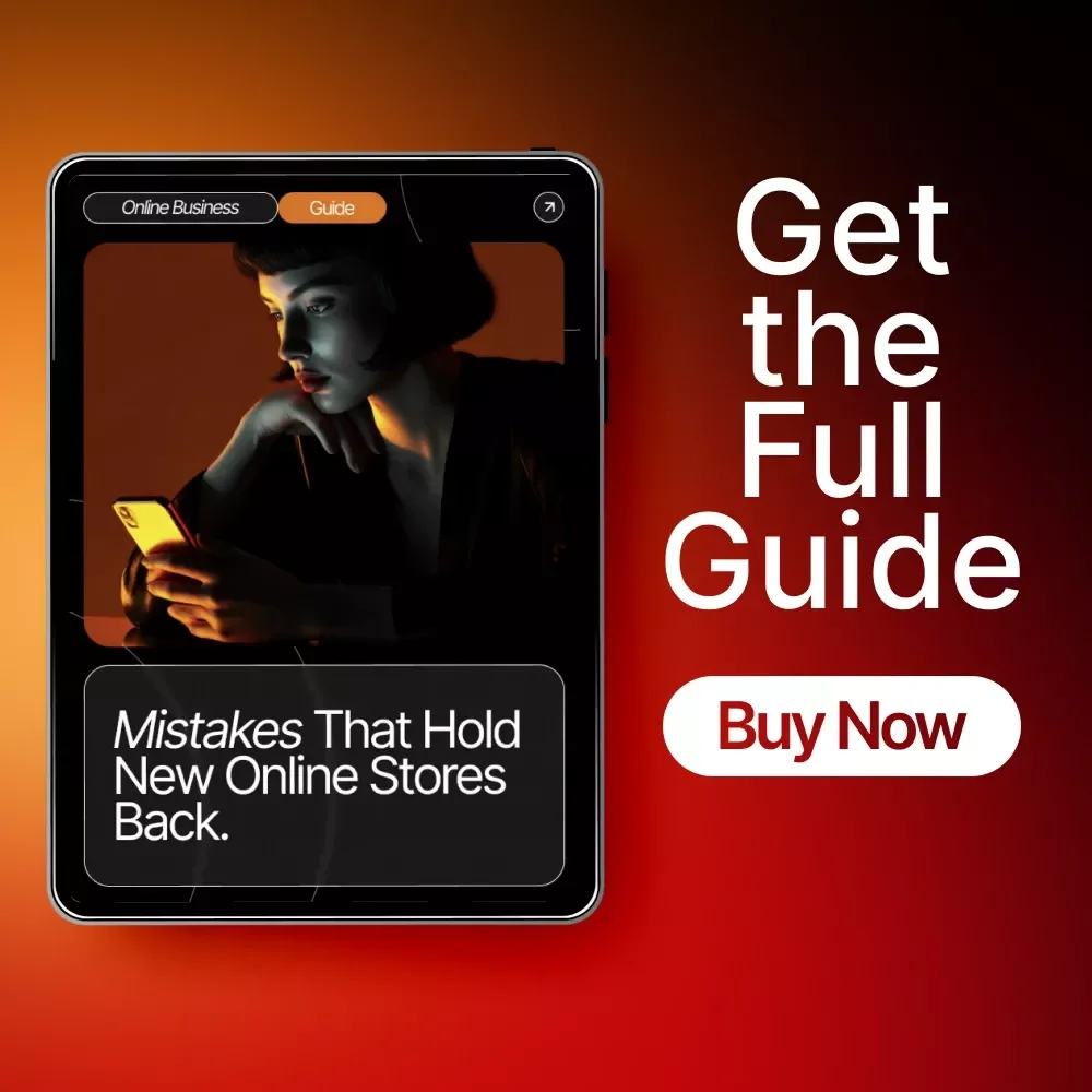 Mistakes That Hold New Online Stores Back | Learn to Avoid Common Online Store Mistakes Beginners Make | Digital Download Guide for E-Commerce Growth and Confidence