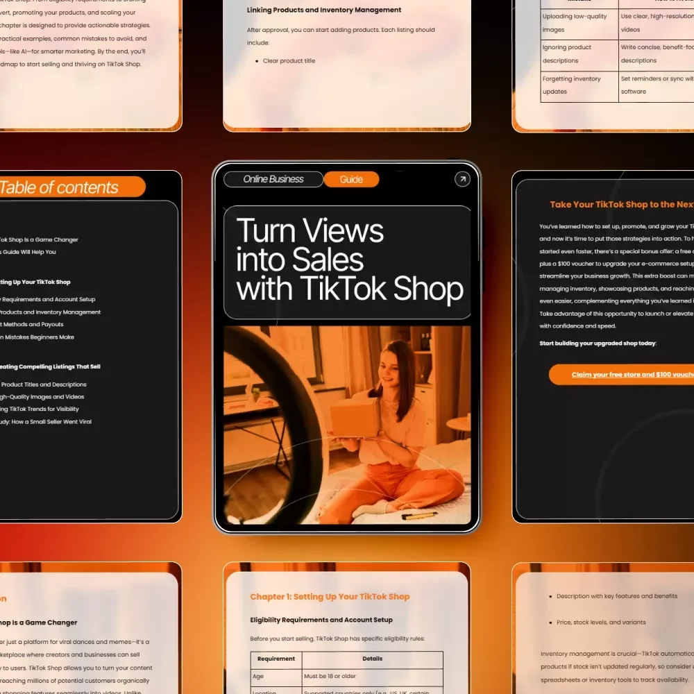 Turn Views into Sales with TikTok Shop - A Complete Guide on How to Create a TikTok Shop and Boost Your Online Sales