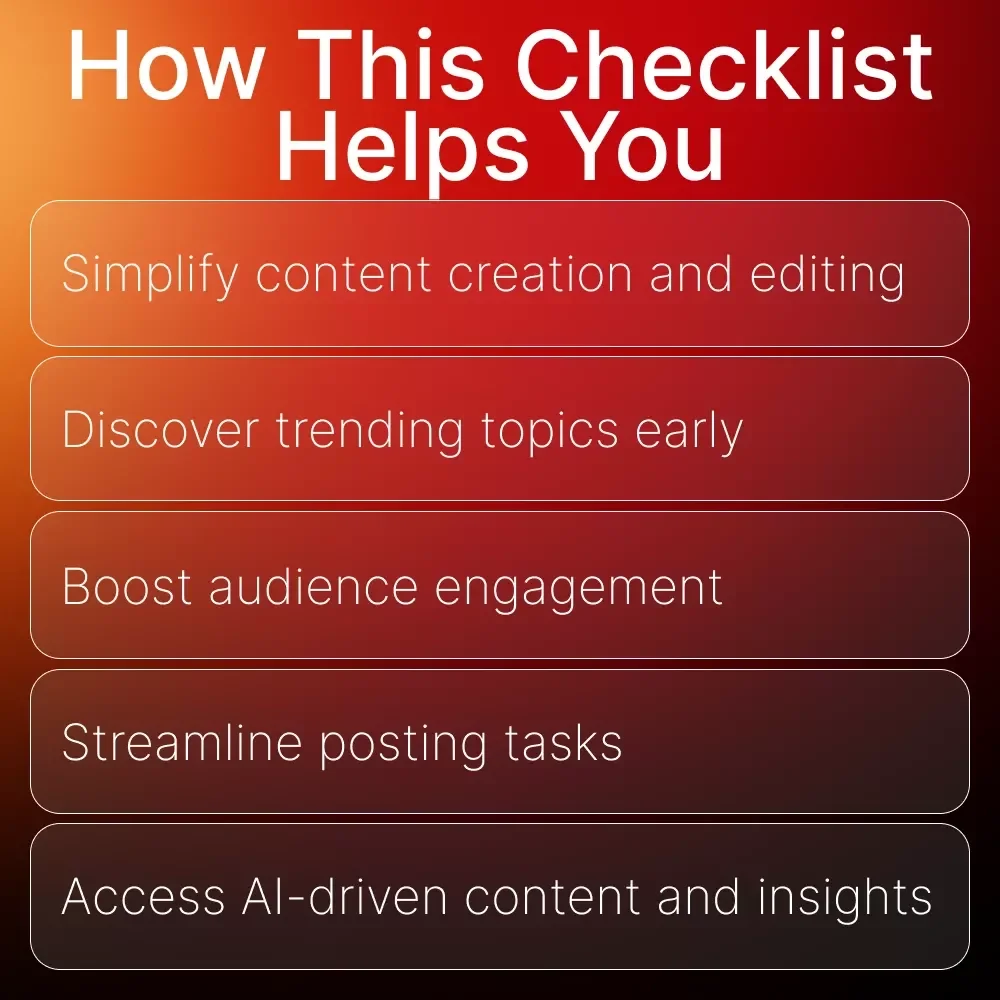 TikTok Tools Checklist for Online Business Beginners – Digital Download, Viral Content Guide, Social Media Starter Kit, TikTok Growth Tools for Online Business