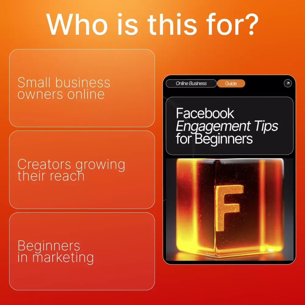 Facebook Engagement Tips for Beginners | Digital Guide for Small Businesses, Creators & Entrepreneurs | Learn Proven Strategies to Boost Interaction and Growth