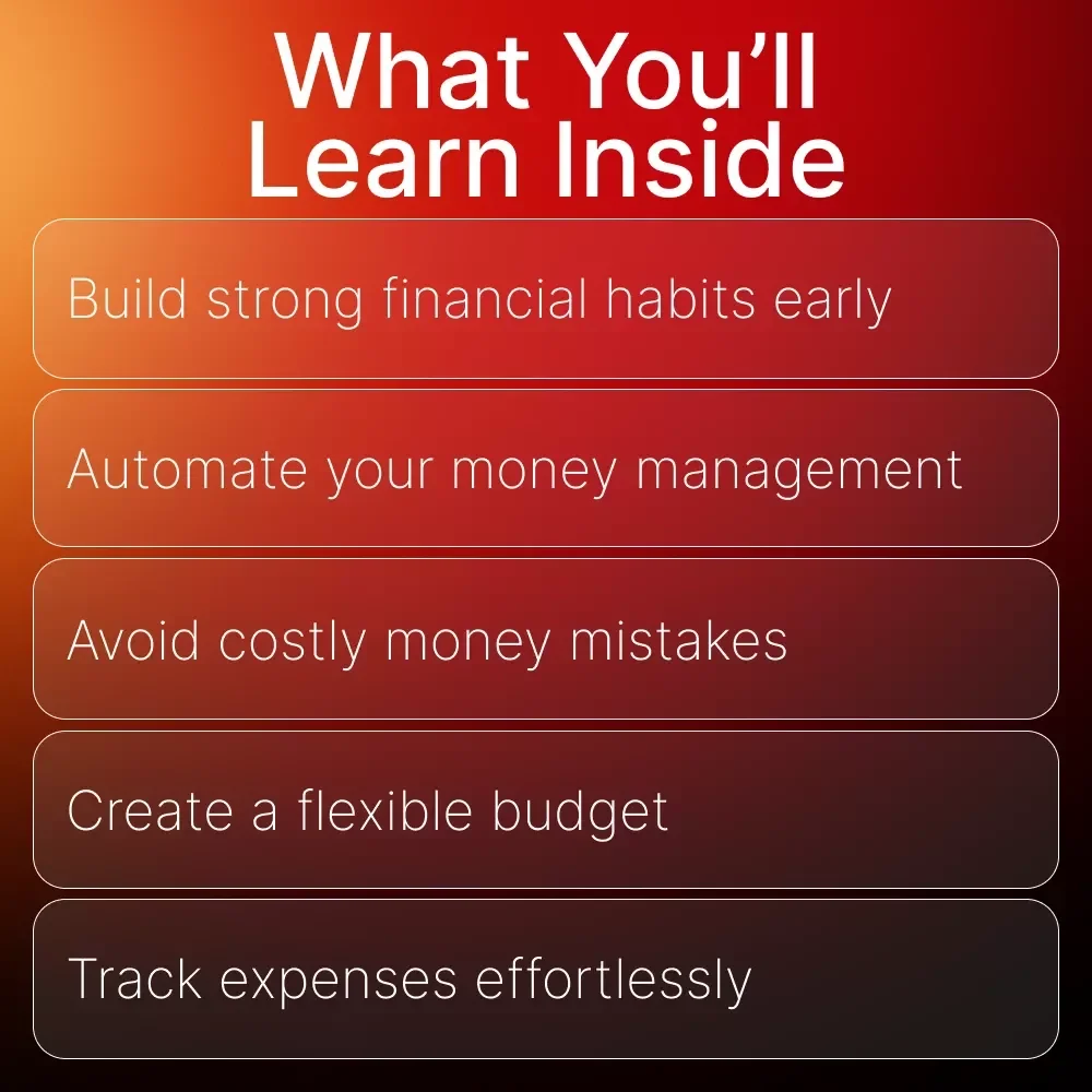Smart Habits for Early Entrepreneurs: Money Management eBook for Growing Your Business